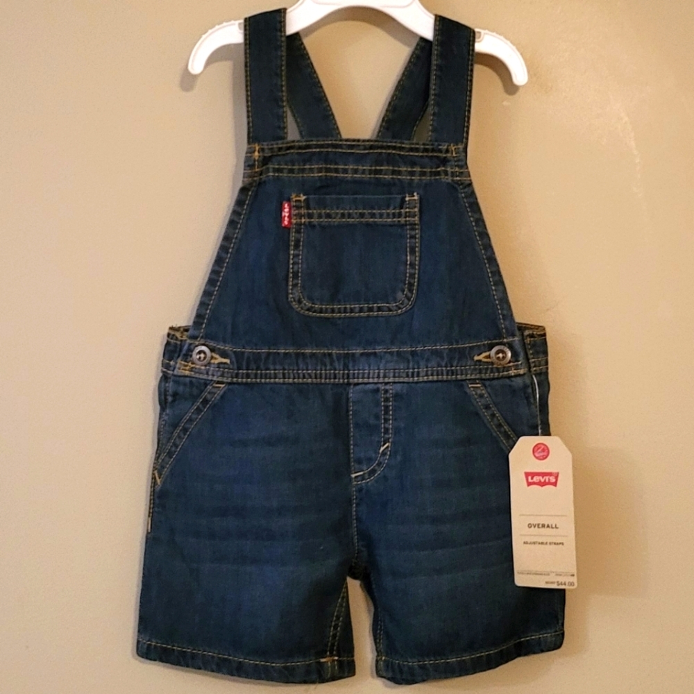 NWT Levis denim shortalls